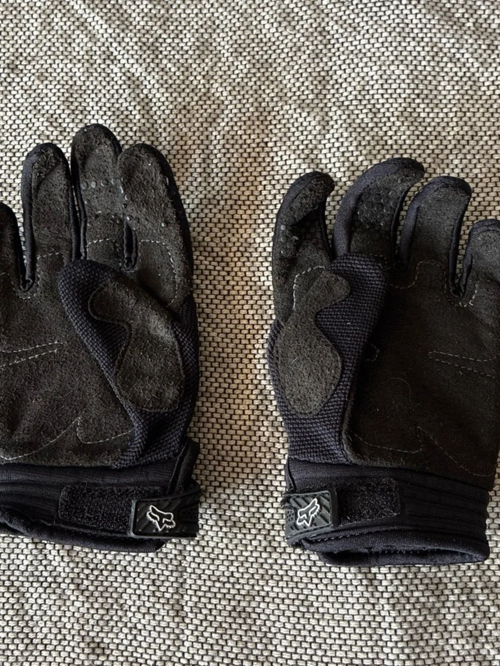 Fox Black Dirtpaw Motocross Gloves with Logo Accents
